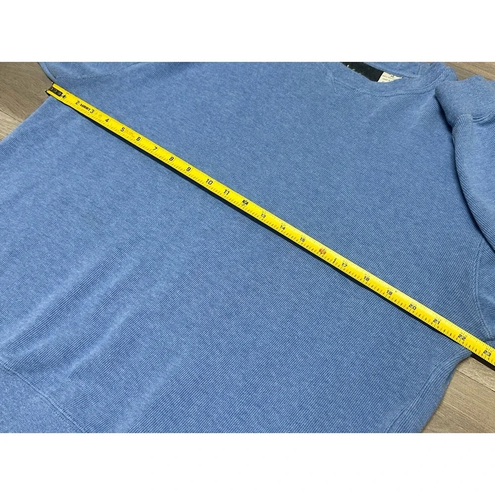 Orvis Men's Blue Pullower Crew Neck Sweater (9C68 656858) - Size M